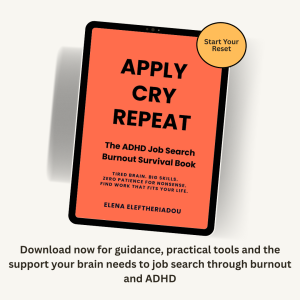 Apply, Cry, Repeat: The ADHD Job Search & Burnout Survival Book